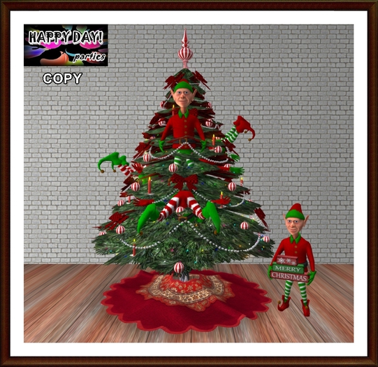 Christmas - Clumsy Elves' Tree - Resizer