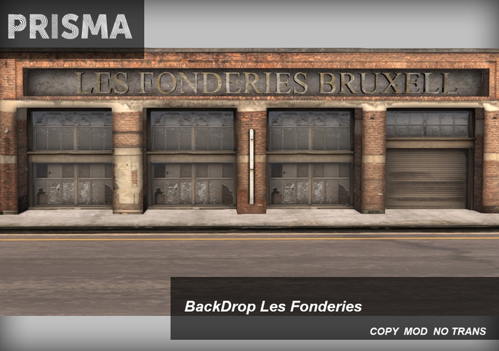PRISMA - Les Fonderies Backdrop box