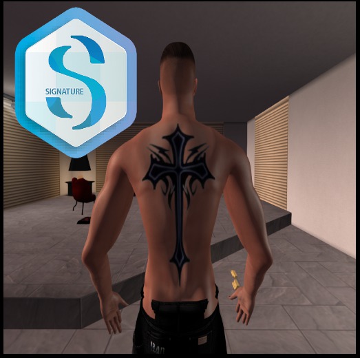 RIPPER'S TATTOOS SIGNATURE COLOR CROSS BACK 2