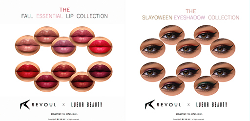 REVOUL - Fall Slayoween Catwa Collection 