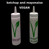 ketchup and mayonaise - vegan