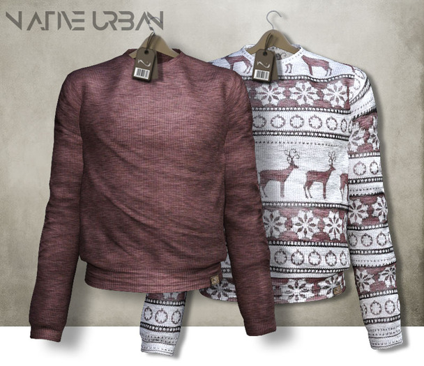 -Native Urban- Mallony Sweater Reds