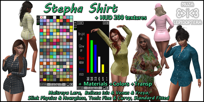 MUZA Stepha Shirt + HUD