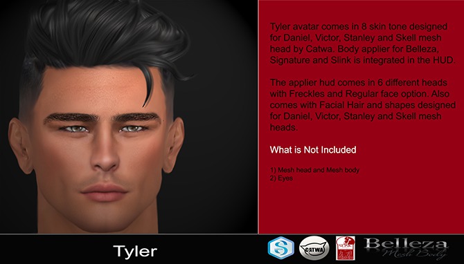 TYLER - MALE - SKIN APPLIER - DEMO