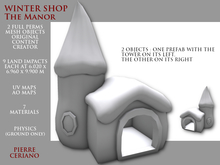 Winter shops - 9 LI each - 2 FULL PERMS Meshes