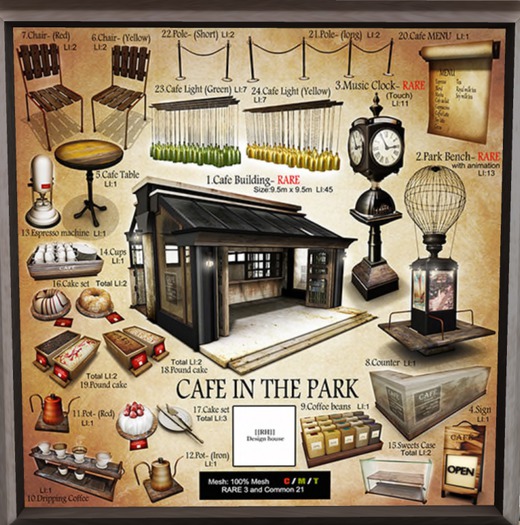 11 [[RH]] CAFE IN THE PARK -Pot- (Red)