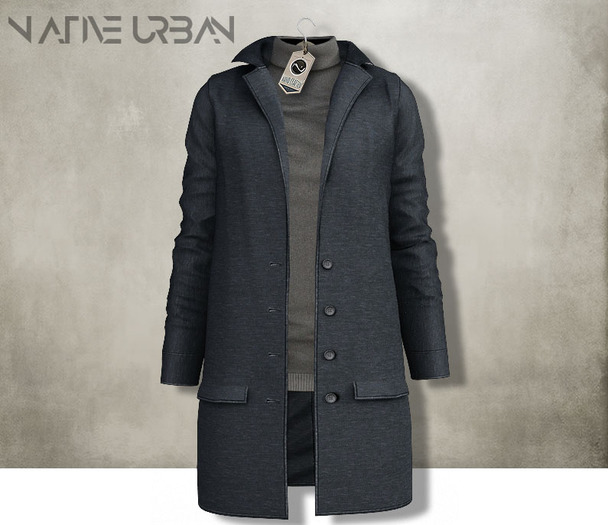 -NU- Rotterdam Coat Navy