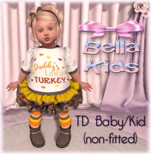 [:Bella Kids:] Daddy's Little Turkey {Toddleedoo}