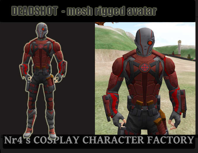 deadshot avatar rigged full perm