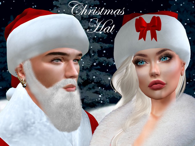 InStyle - Mesh hat  Christmas v2-50% off sale * Black Friday* until 27.11.2018