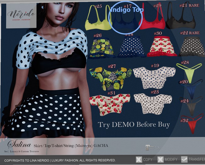 #28~Nerido~ Salina String Maitreya-Lime