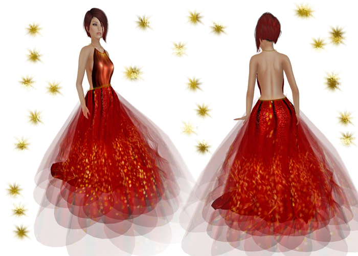 *Heart* - Gala Gown Red