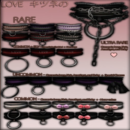 {L} Collar; Ivory Lilac