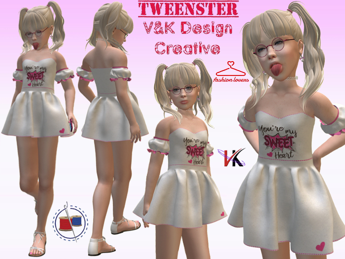 V&K Design Tweenster my sweet Maxine Dress