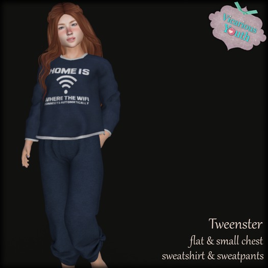 {V*Y} Braylen Pants - Home is Where Wifi Connects - Tweenster