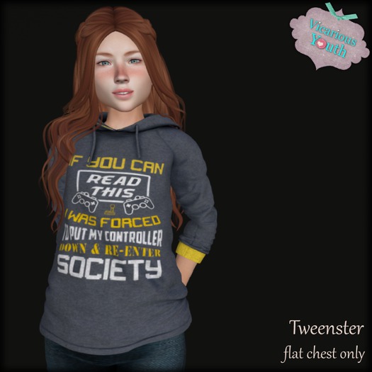 {V*Y} Tweenster Hoodie - Re-Enter Society