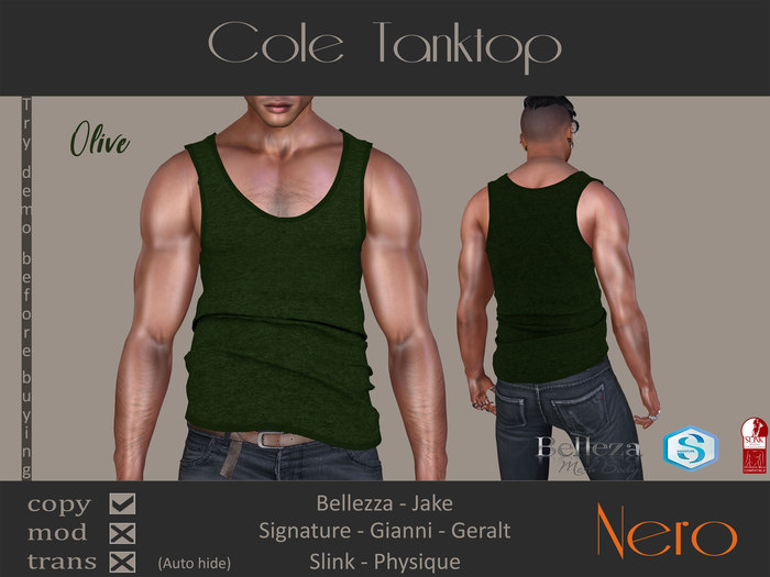 Nero - Cole Tanktop - Olive