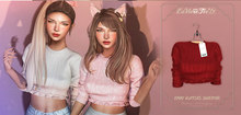 Tee*fy Emmy Ruffles Sweater - Scarlet