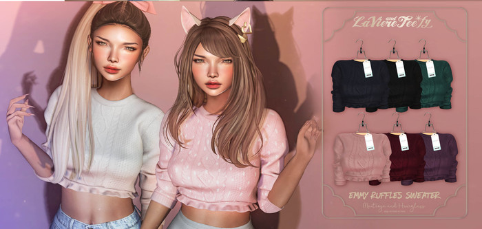 Tee*fy Emmy Ruffles Sweater - Dark Pack