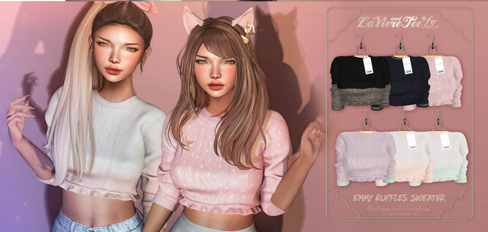 Tee*fy Emmy Ruffles Sweater  - Pattern A