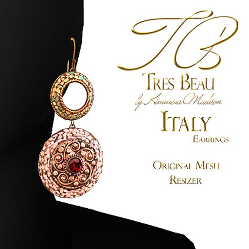 Tres Beau Italy Earring