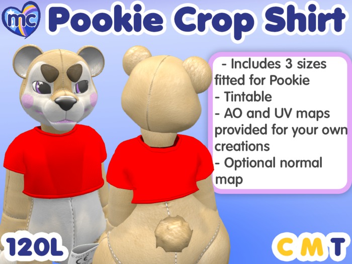 (mc) Pookie Crop Shirt