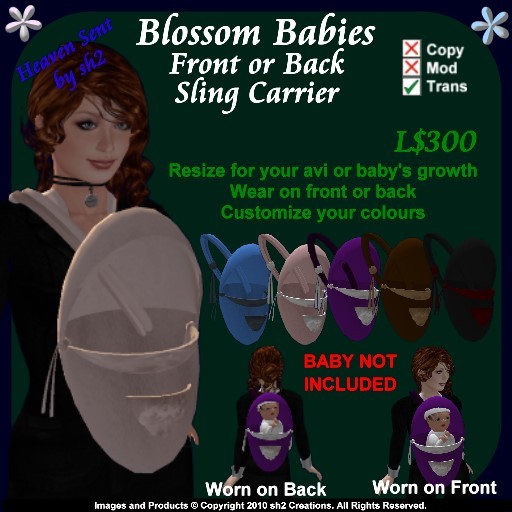 sh2 Blossom Baby Sling Carrier v2.0