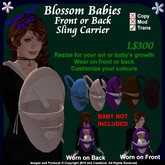 sh2 Blossom Baby Sling Carrier v2.0