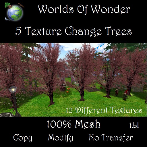 WoW 5 Texture Change Autumn/Fall Trees 