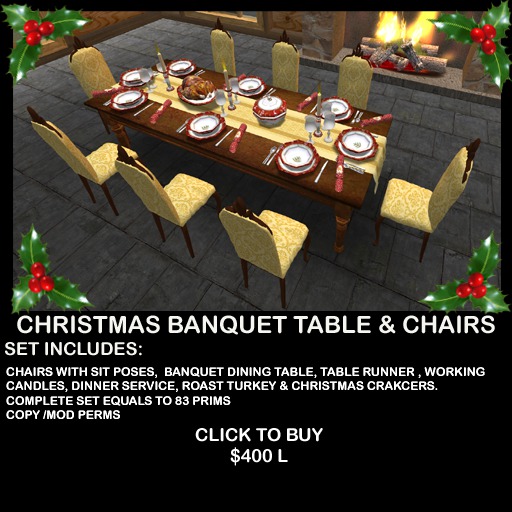 CHRISTMAS BANQUET TABLE v2 BOXED
