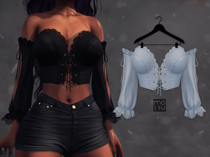 Mossu - Amanda.Top - Blue (Wear)