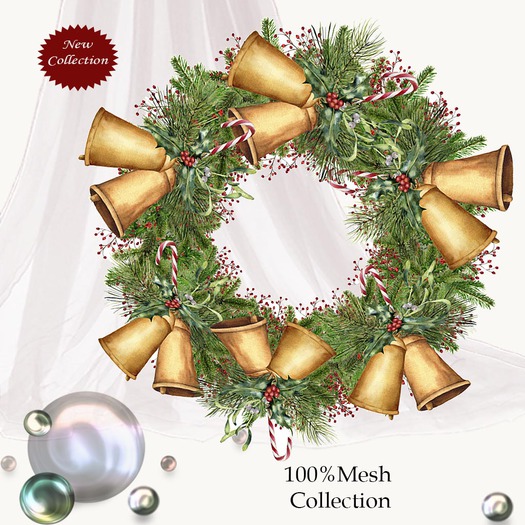 Mesh rustic wreath v. 2
