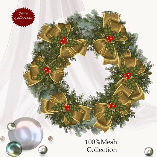 Mesh rustic wreath v. 3