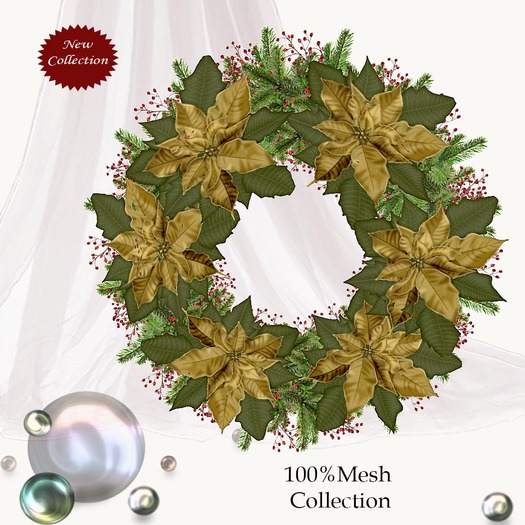 Mesh rustic wreath v. 4