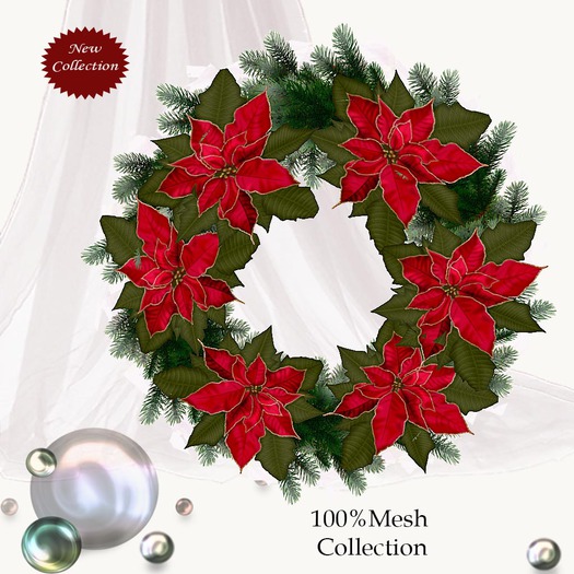 Mesh rustic wreath v. 5