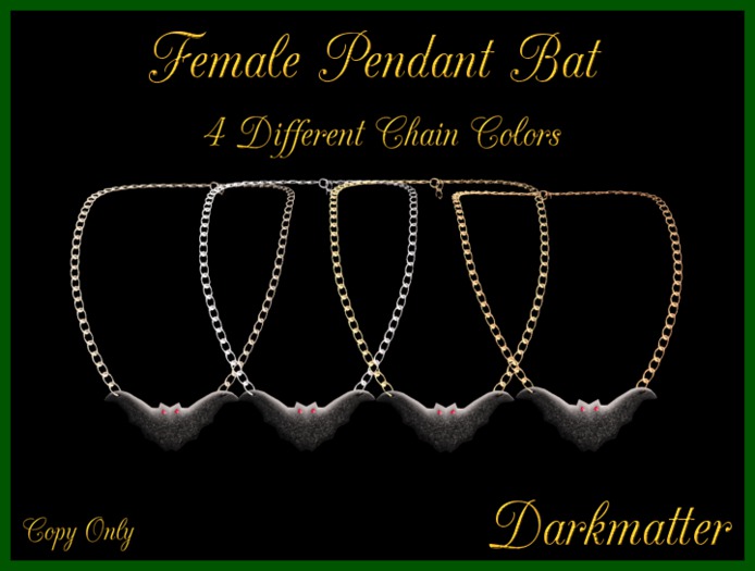 Bat Necklace