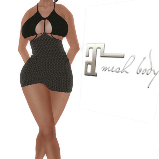 Chris - SEXY LACE DRESS COFFEE PATTERN- Maitreya