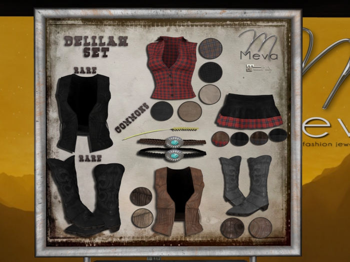 Meva Delilah Vest Black Box RARE