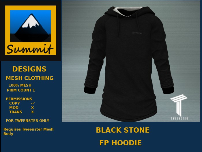 Summit Tracksuit Stone Black [Tweenster]