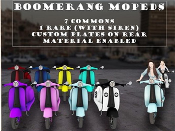 [Boomerang] - Police Moped RARE