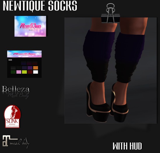 Newtique Socks W/HUD