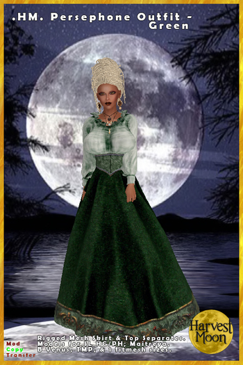 .HM. Persephone Outfit [Add and Click] Green