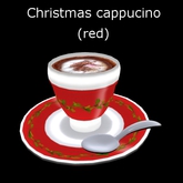 Christmas cappucino (red)