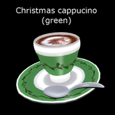 Christmas cappucino (green)