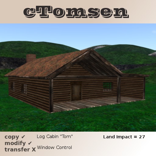Log Cabin "Tom"