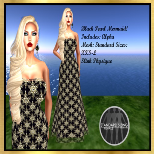 Black Pearl Mermaid Gown!