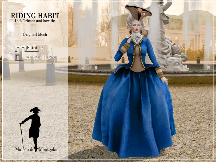 MdM - Riding Habit - bleu (Maitreya)