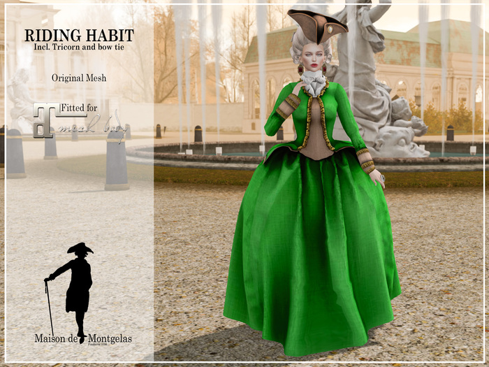 MdM - Riding Habit - vert (Maitreya)