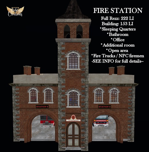 <MC> 2018 Fire Station  (Unpacker Hud)