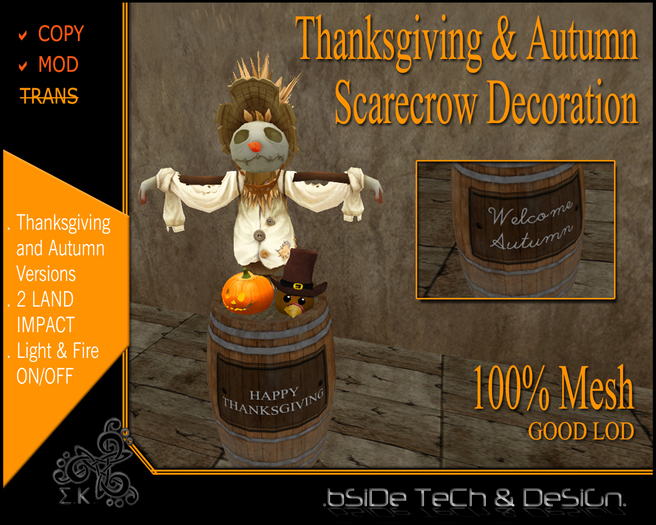.bSiDe TeCH & DeSiGn. - Scarecrow Decoration (Open Me)